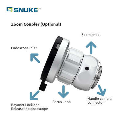 Good price 4K 8MP Endoscope Coupler Autoclave Safe Lens Camera Coupler F14mm-F35mm online